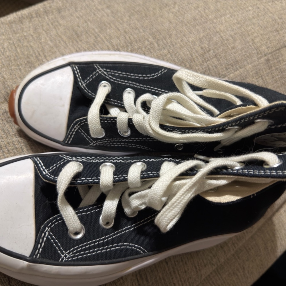 Classic Black and White Women's Sneakers